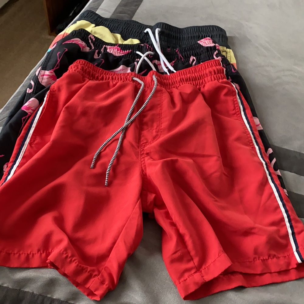 Bundle of 3 old navy swim trunks